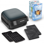 Tefal SW862BF0 sandwich maker 700 W Black, Dark Green
