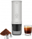 Outin Nano Espresso Machine, model OTEM-01, color Pearl White