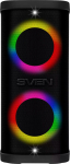 Sven Portable speaker SVEN PS-950, black, power output 2x80W (RMS), TWS, Bluetooth, IPx4, FM, USB, microSD, LED-display, lithium battery