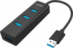 Unitek Y-3089 interface hub USB 3.2 Gen 1 (3.1 Gen 1) Type-A 5000 Mbit/s Black