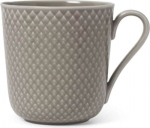 Lyngby Porcel&aelig;n - Rhombe Earth Mug With Handle 39 cl - Clay