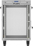 Lanberg 19-inch 15U floor-standing rack cabinet, 600x600, perforated door, LCD (flat-pack), grey