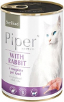 Dolina Noteci Piper Animals Sterilised with rabbit - wet cat food - 400g