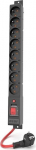 Acar S8 Black 8 AC outlet(s) 230 V 10m
