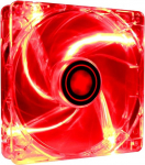 Xilence CASE FAN 120MM TRANSP 3PIN+4P/RED 12V XF046 XILENCE