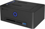 Icybox IB-1233CL-CR 2x 2,5/3,5 SSD/HDD,czytnik kart