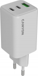 Canyon charger CU65ACC GaN 65W 2xPD 1xQC EU White