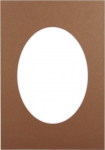 Victoria Collection Passepartout 21x29.7, bronze oval