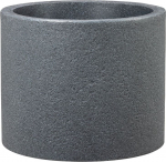 No Name FLOWERPOT PLAS 130/50 SCHWARZ-GRANIT D50