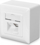 Digitus CAT 6, Class E, wall outlet, shielded, surface mount