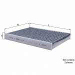 Salono filtras MAHLE ORIGINAL LAK 467/S