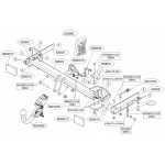 Priekabos kablys (farkopas) BRINK 503000 Subaru Forester