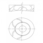 Stūmoklis MAHLE ORIGINAL 010 15 01