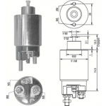 Starterio solenoido jungiklis MAGNETI MARELLI 940113050354