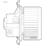 Salono ventiliatorius DENSO DEA09024