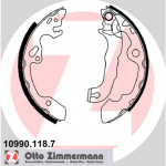 Būgninių stabdžių kaladėlių komplektas ZIMMERMANN 10990.118.7