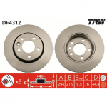 Stabdžių diskas TRW DF4312