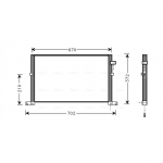 Oro kondicionieriaus kondensatorius AVA Clever Choice FD5334