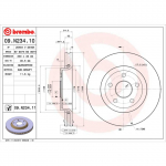 Stabdžių diskas BREMBO 09.N234.11