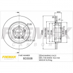 Stabdžių diskas FREMAX BD-3558