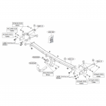 Priekabos kablys (farkopas) BRINK 608100 Opel Astra K