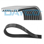 V formos rumbuoti diržai DAYCO 9PK1610HD