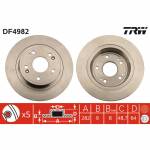 Stabdžių diskas TRW DF4982