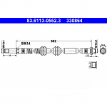 Stabdžių žarnelė ATE 83.6113-0552.3