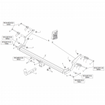 Priekabos kablys (farkopas) BRINK 589900 Renault Captur