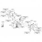 Priekabos kablys (farkopas) BRINK 628500 Peugeot 208