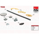 Grandinės pavaros komplektas FAI AutoParts TCK3