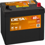 Akumuliatorius DETA Power DB604 60AH 390A