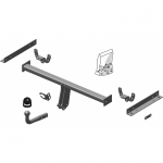 Priekabos kablys (farkopas) BRINK 566500 Chevrolet Trax, Opel Mokka