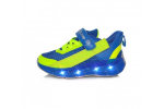 Mėlyni sportiniai LED batai 24-29 d. F61297AM