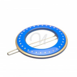 Circled Ocean Blue