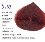 Salerm Vison hair coloring cream, 5.65 nr., 75ml