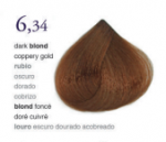 Salerm Vison hair coloring cream, 6.34 nr., 75ml