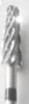 Carbide Nail Drill Bit in silver plating, 1 pcs , Mod. DB-09-1