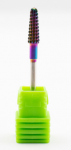 Carbide Nail Drill Bit in rainbow plating, 1 pcs , Mod. DB-15