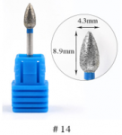 Carbide Nail Drill Bit, 4,3*8,9mm