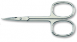 Cuticle scissors carbon steel, nickel plated, curved blades 3,5''