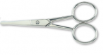 Nose scissors carbon steel, nickel plated, straight blades 3,5''