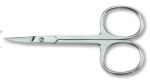 Cuticle scissors stainless steel, curved blades 3,5''