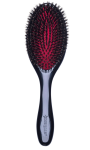 Denman black cushion hair brush, 22 x 6 cm.
