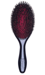 Denman black cushion hair brush, 22.5 x 7 cm.