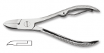 Nail nipper, carbon steel, nickel plated, size 12cm
