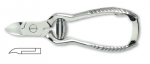 Pedicure nail nipper, carbon steel, nickel plated, size 11cm