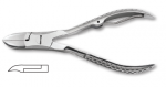 Pedicure nail nipper, stainless steel, size 12cm