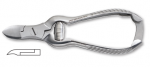 Pedicure nail nipper, stainless steel, size 13cm