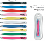 Soft Touch professional tweezers, stainless steel, size 9 cm